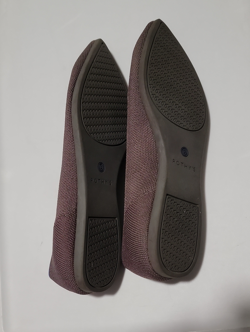 Rothy's The Point Slip On Flat Shoes Size 9 Retired Mink Colorway, EUC - Picture 5 of 9